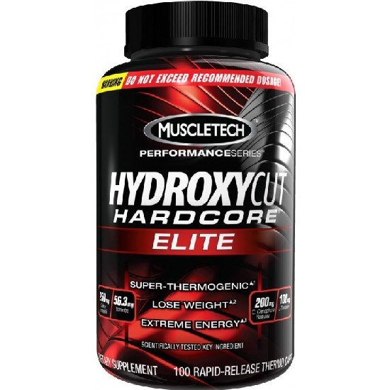 MuscleTech Hydroxycut Hardcore Elite, 100 капс. Жиросжигатель
