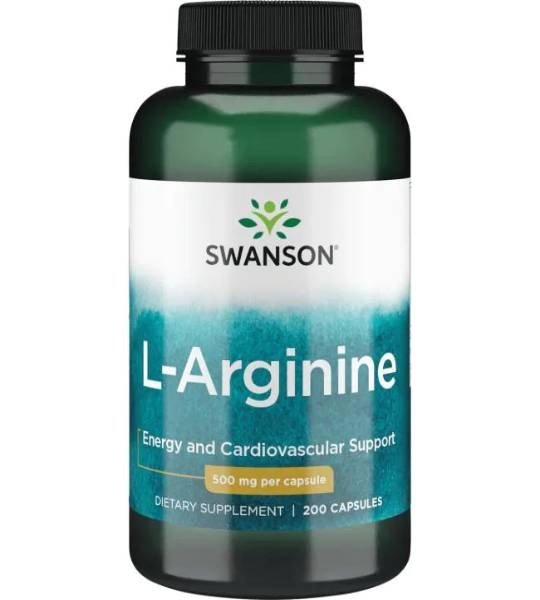 Swanson Swanson  L-Arginine 500 mg, 200 капс. 