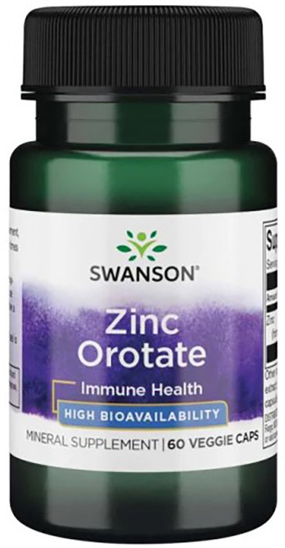 Swanson Swanson Zinc Orotate - High Bioavailability 10 mg, 60 капс. 