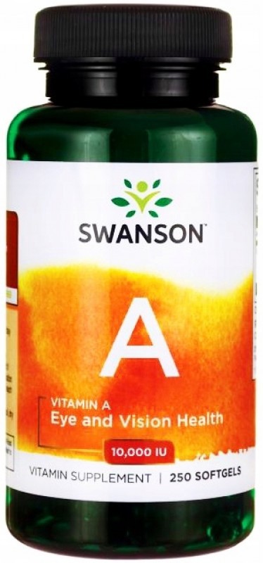 Swanson Vitamin A 10,000 Iu, 250 капс. 