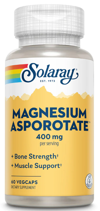 Solaray Magnesium Asporotate 400 mg, 60 капс. 