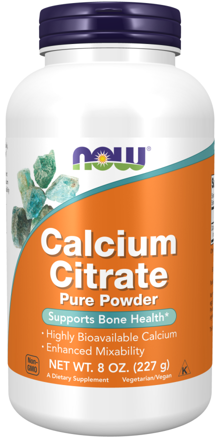 NOW Calcium Citrate Pure Powder, 227 г 