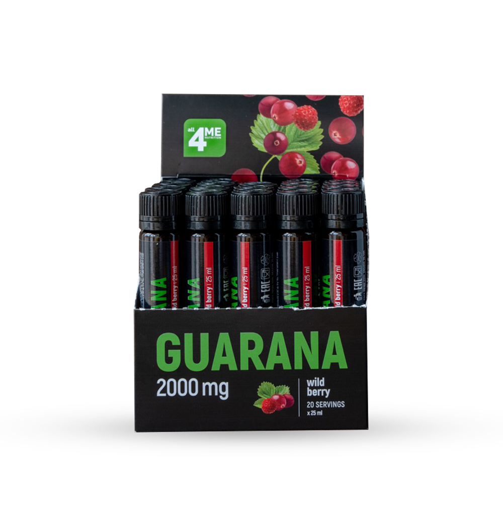 4Me Nutrition Guarana 2000 mg, (20амп * 25мл) 