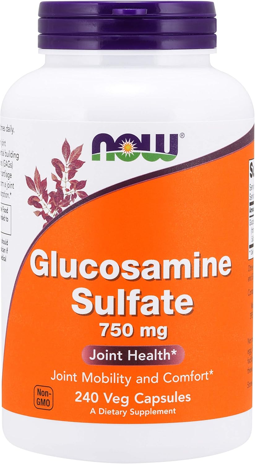 Now Glucosamine Sulfate 750 мг, 240 капс. 