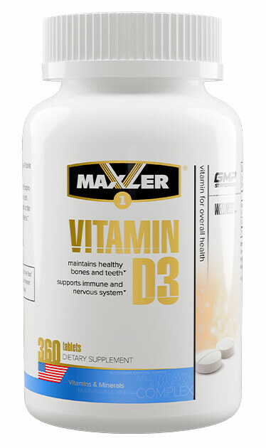 Maxler Vitamin D3, 360 таб.