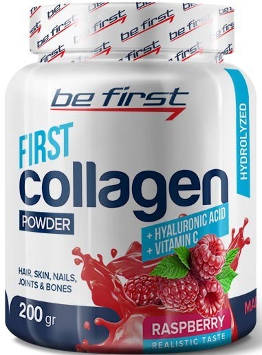 Be First Collagen + hyaluronic acid + vitamin C, 200 г 