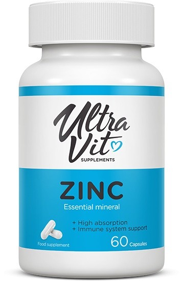 VP Laboratory Ultra Vit Supplements Zinc, 60 капс. 