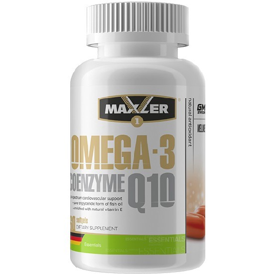 Maxler Maxler Omega-3 Coenzyme Q10, 60 капс. Омега 3