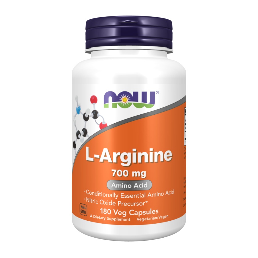 NOW L-Arginine 700 mg, 180 капс. 