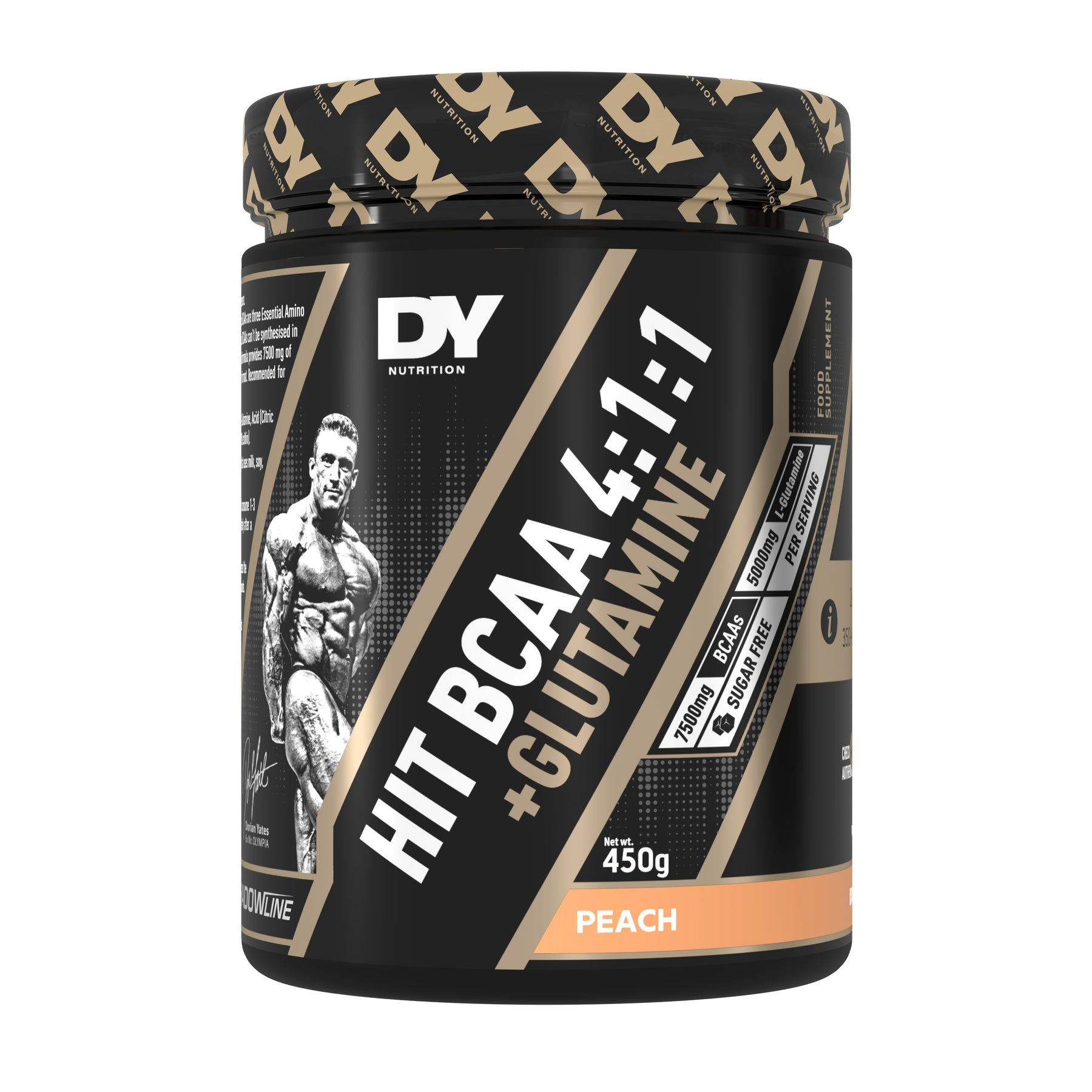 Dorian Yates Nutrition HIT BCAA 4:1:1 + Glutamine, 450 г 
