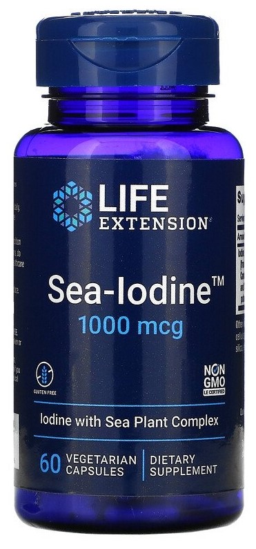 Life Extension Sea-Iodine™ 1000 mcg, 60  капс. 