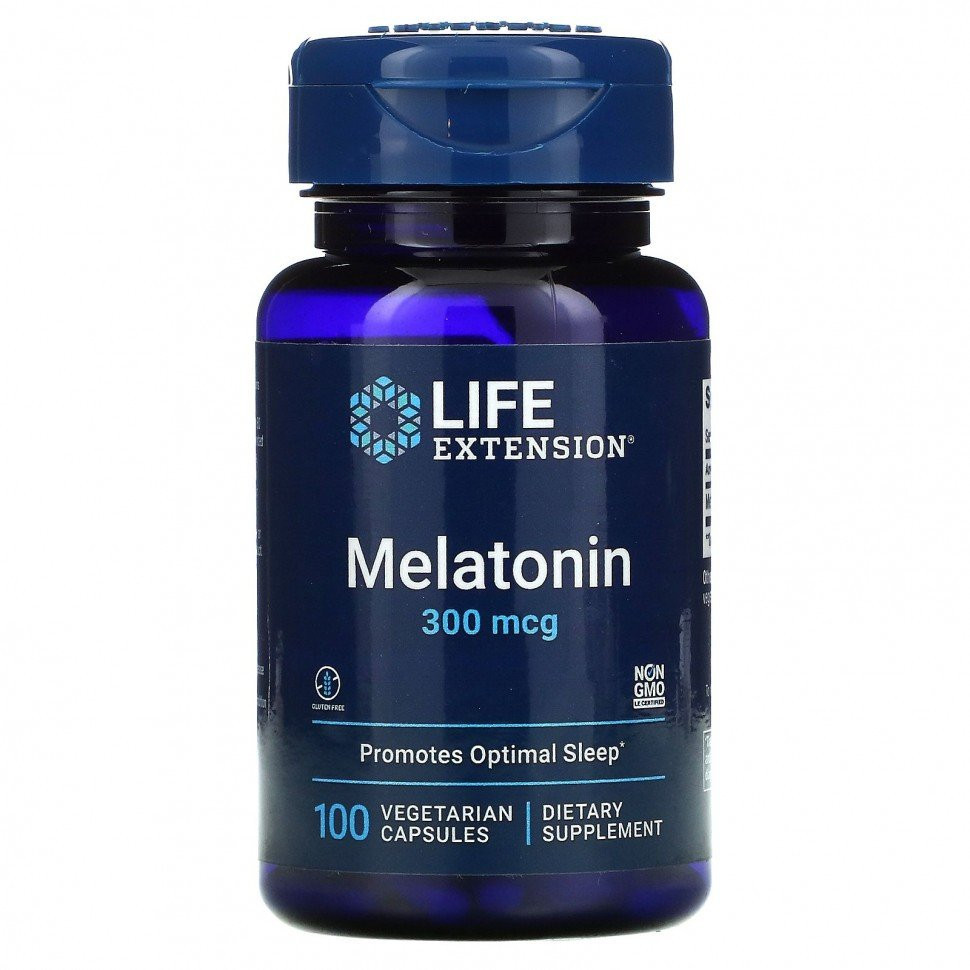 Life Extension Melatonin 300 mcg, 100 капс. 