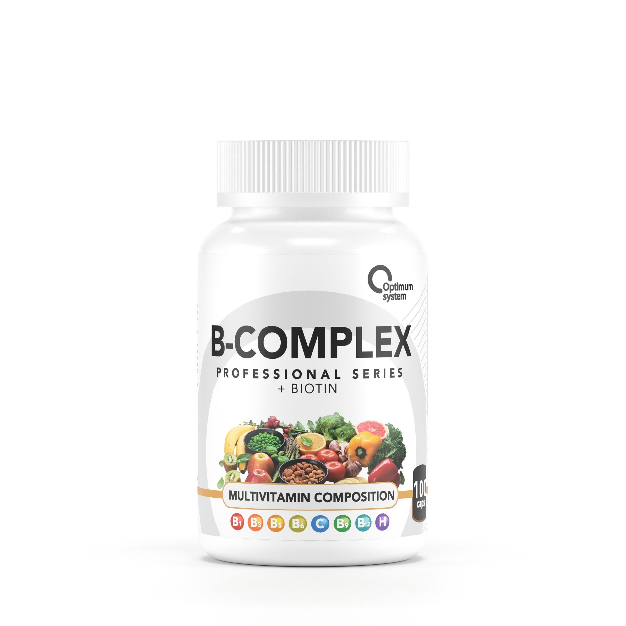 Optimum System Vitamin B - Complex, 100 капс.