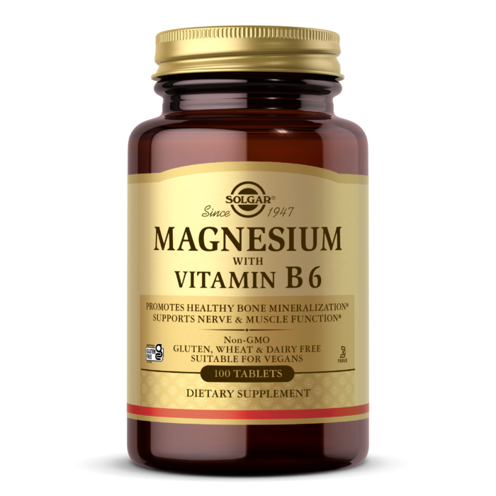 Solgar Solgar Magnesium with Vitamin B6, 100 таб. 