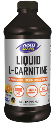 Now L-Carnitine Liquid 1,000 mg, 16 oz (473 мл) 