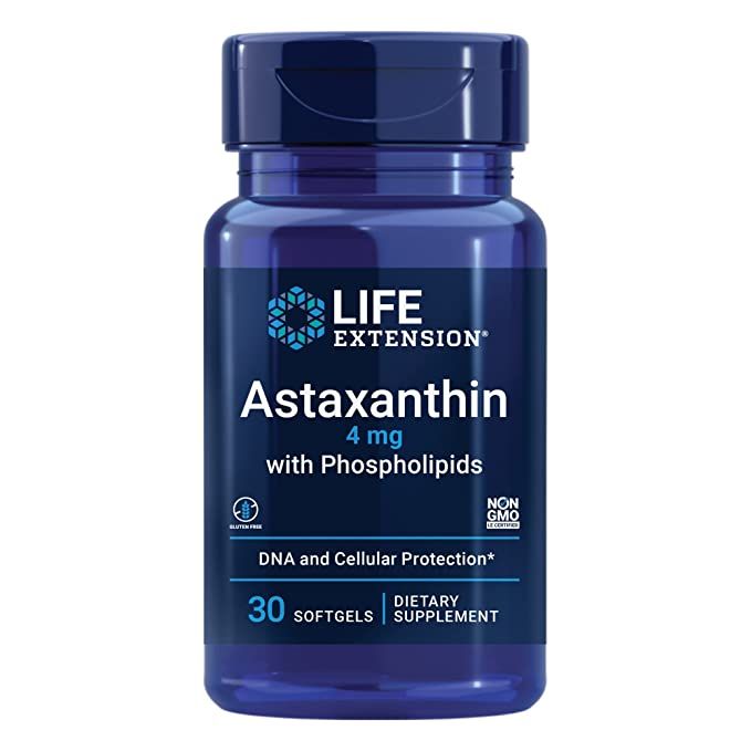 LIFE Extension Astaxanthin with Phospholipids 4 mg, 30 капс. 