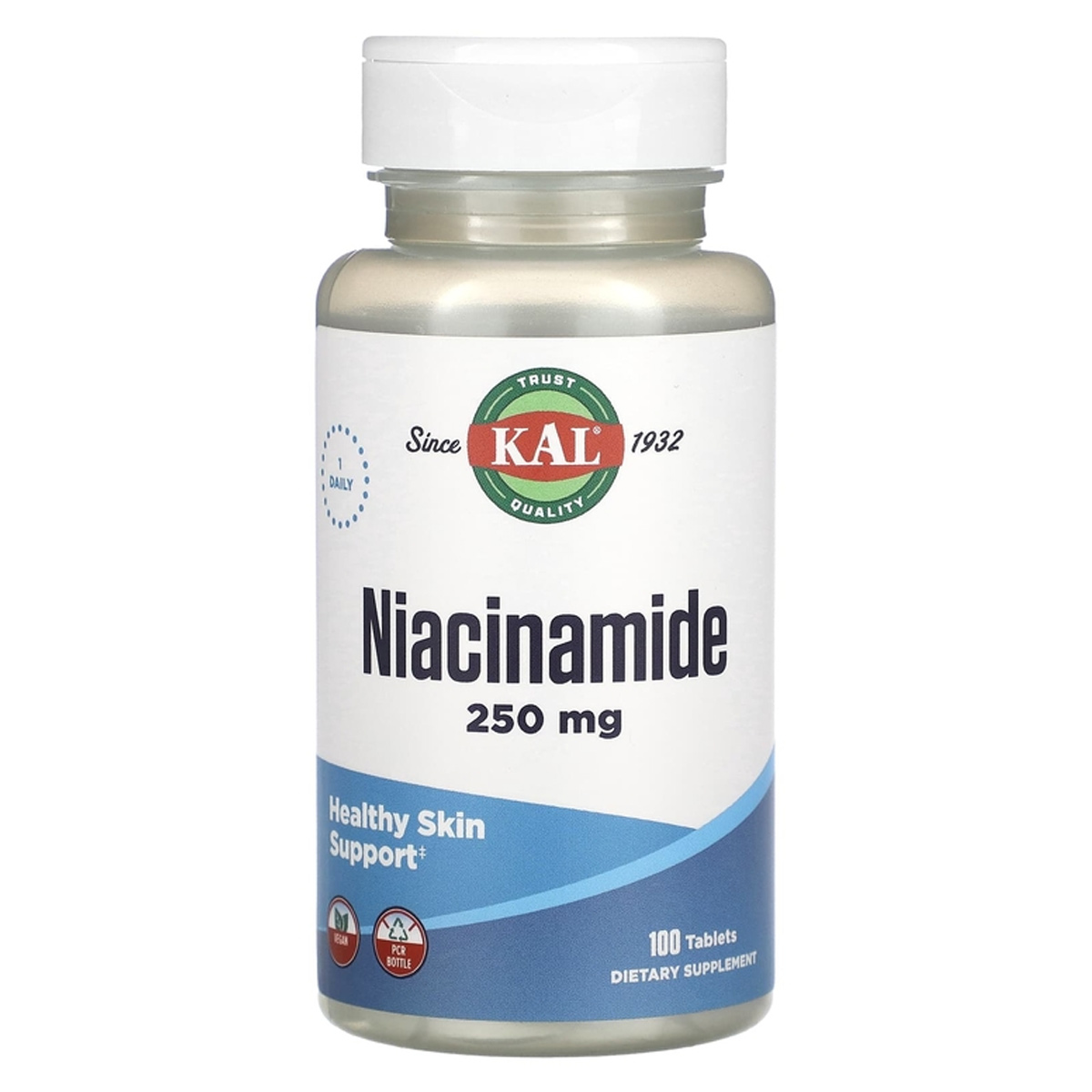 Kal Niacinamide (Ниацинамид) 250 mg, 100 таб 