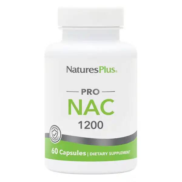 Nature's Plus PRO Sustained release NAC 1200, 60 капс. 
