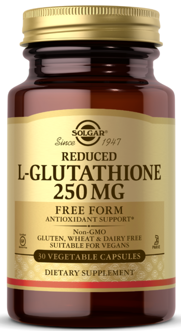 Solgar Solgar Reduced L-Glutathione 250 mg, 30 капс. 