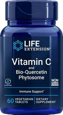 LIFE Extension Vitamin C and Bio-Quercetin Phytosome, 60 таб. 