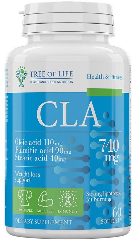 Tree of Life CLA 740 mg, 60 капс. 