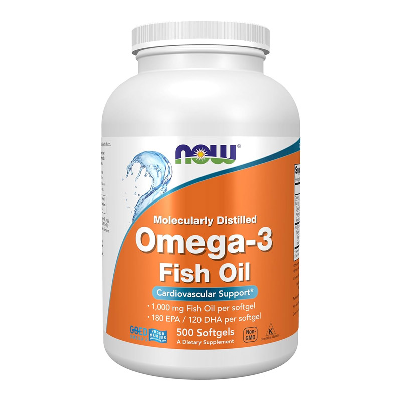 NOW Omega-3 Fish Oil 1000 mg, 500 капс. 