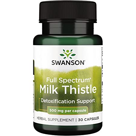 Swanson Full Spectrum Milk Thistle 500 mg, 30 капс. 