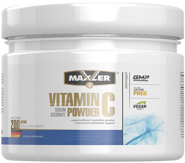 Maxler Vitamin C Sodium ascorbate, 200 г