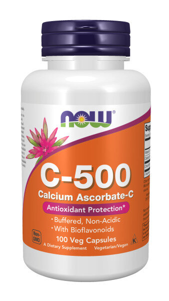 NOW C-500 Calcium Ascorbart-C, 100 капс.