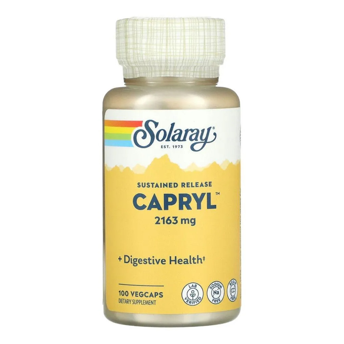 Solaray Capryl SR 360 мг, 100 капс. 