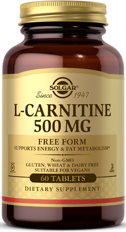 Solgar Solgar L-Carnitine 500 мг, 60 таб. 
