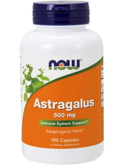 NOW Astragalus 500 mg, 100 капс. 