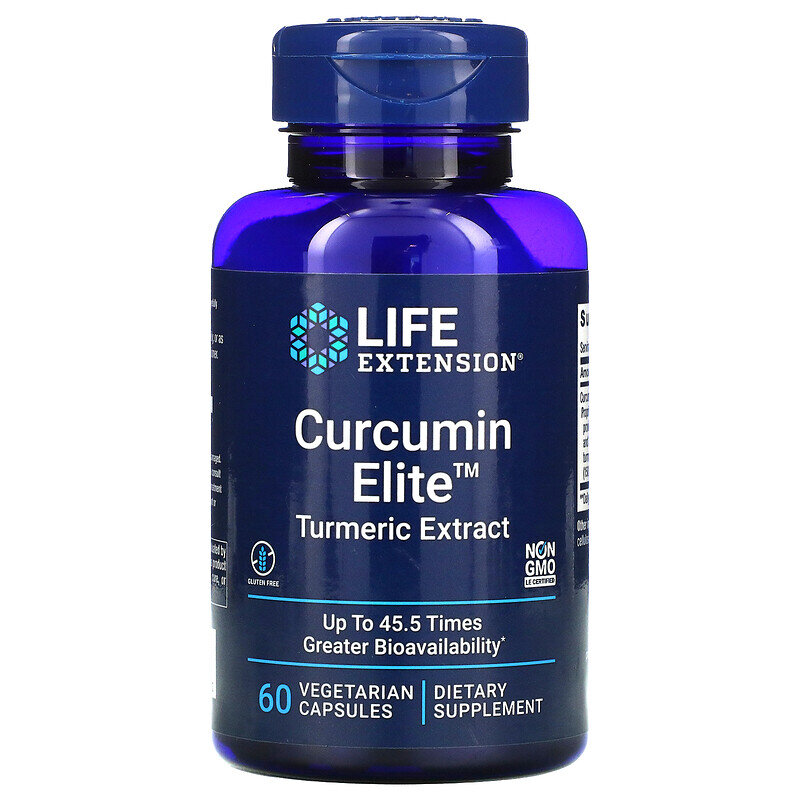 LIFE Extension Curcumin Elite Turmeric Extract, 60 капс. 