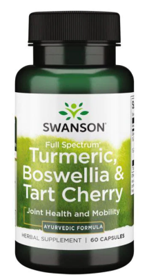 Swanson Full Spectrum Turmeric, Boswellia & Tart Cherry, 60 капс.