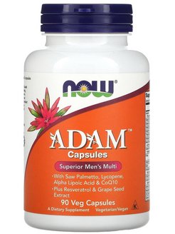 NOW NOW Adam Superior Men's Multi veg capsules, 90 капс 