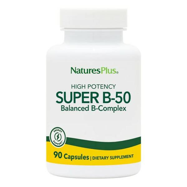Nature's Plus Super B-50 Complex, 90 капс. 