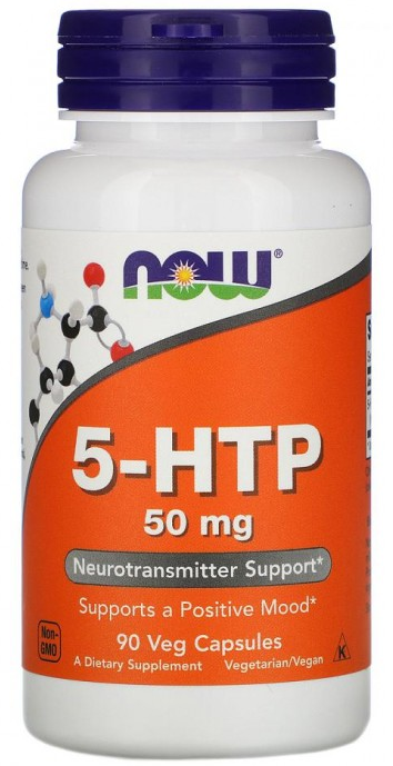 NOW NOW 5-HTP 50 mg, 90 капс. 