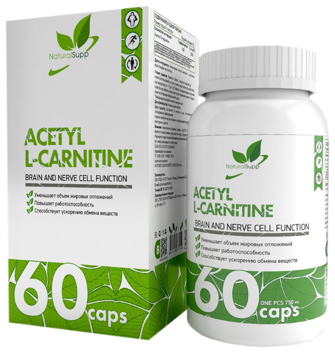 NaturalSupp NaturalSupp L-Carnitine Acetyl, 60 капс. 