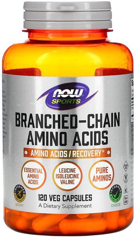 Now Branched Chain Amino, 120 капс.