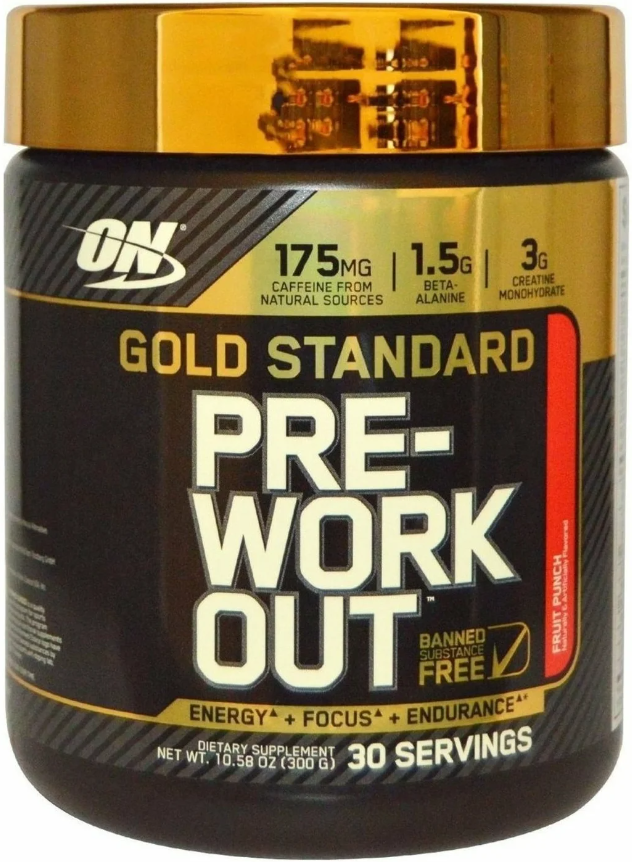 Optimum Nutrition Optimum Nutrition Gold Standard Pre-Workout, 300 г Предтренировочный комплекс