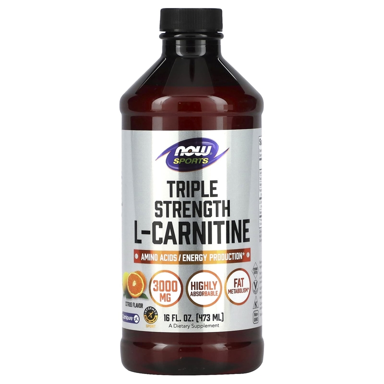 Now L-Carnitine Liquid 3,000 mg, 16 oz (473 мл) 