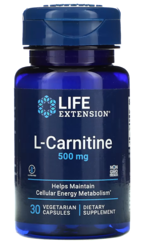 LIFE Extension L-Carnitine 500 mg, 30 капс. 