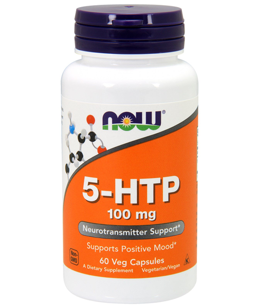 NOW NOW 5-HTP 100 mg, 60 капс. 