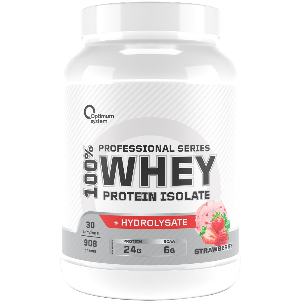Optimum System 100% WHEY Protein Isolate, 908 г 