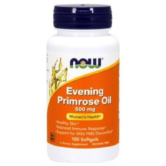 NOW NOW Evening primrose 500 mg, 100 капс. 