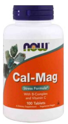 NOW Cal-Mag 500/250 mg, 100 таб.
