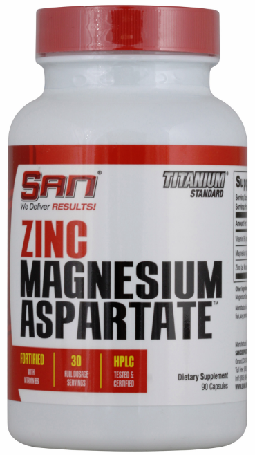SAN Nutrition ZMA PRO (ZINC MAGNESIUM ASPARTATE), 90 капс. 