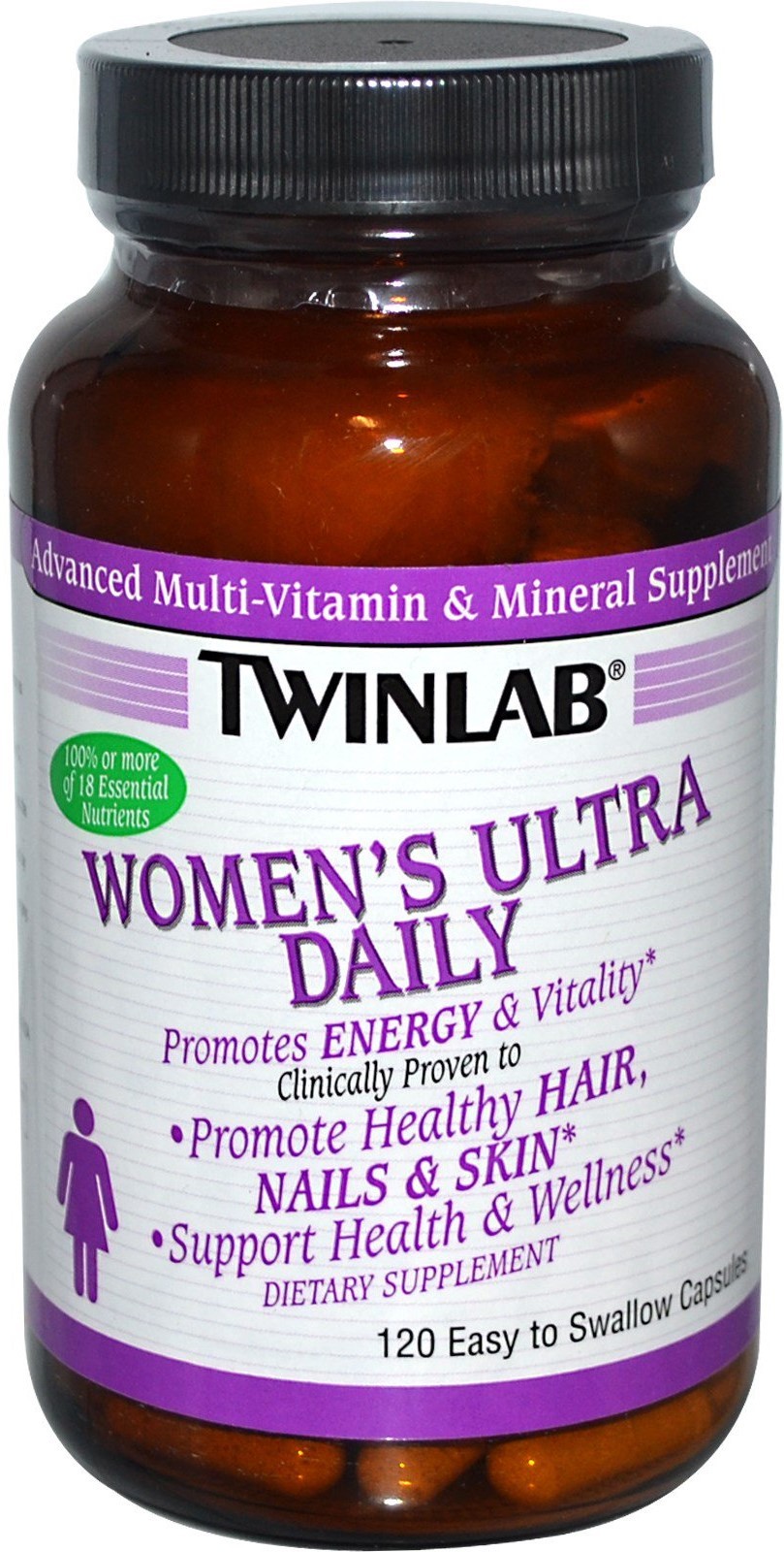 Twinlab Women's Ultra Daily, 120 капс. 