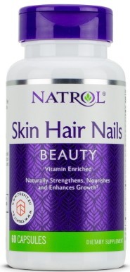 Natrol Skin, Hair & Nails, 60 капс. 