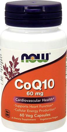 NOW CoQ-10 60 mg, 60 капс.